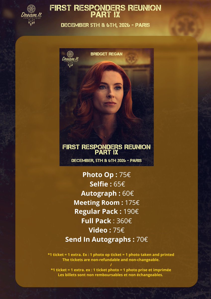 DreamitCon's tweet photo. #FRR9 Our 3rd guest is none other than Bridget Regan, who plays Monica Stevens on the Rookie. Bridget will be joining us on December 5th and 6th for her very first convention in France. She can't wait to meet you all! / notre 3ème guest n'est autre que l'interprète de Monica Stevens dans the Rookie, Bridget Regan. Bridget sera présente les 5 et 6 décembre pour sa toute première convention en France. Elle a vraiment hâte de tous vous rencontrer !

https://t.co/ijNFvpSVMd