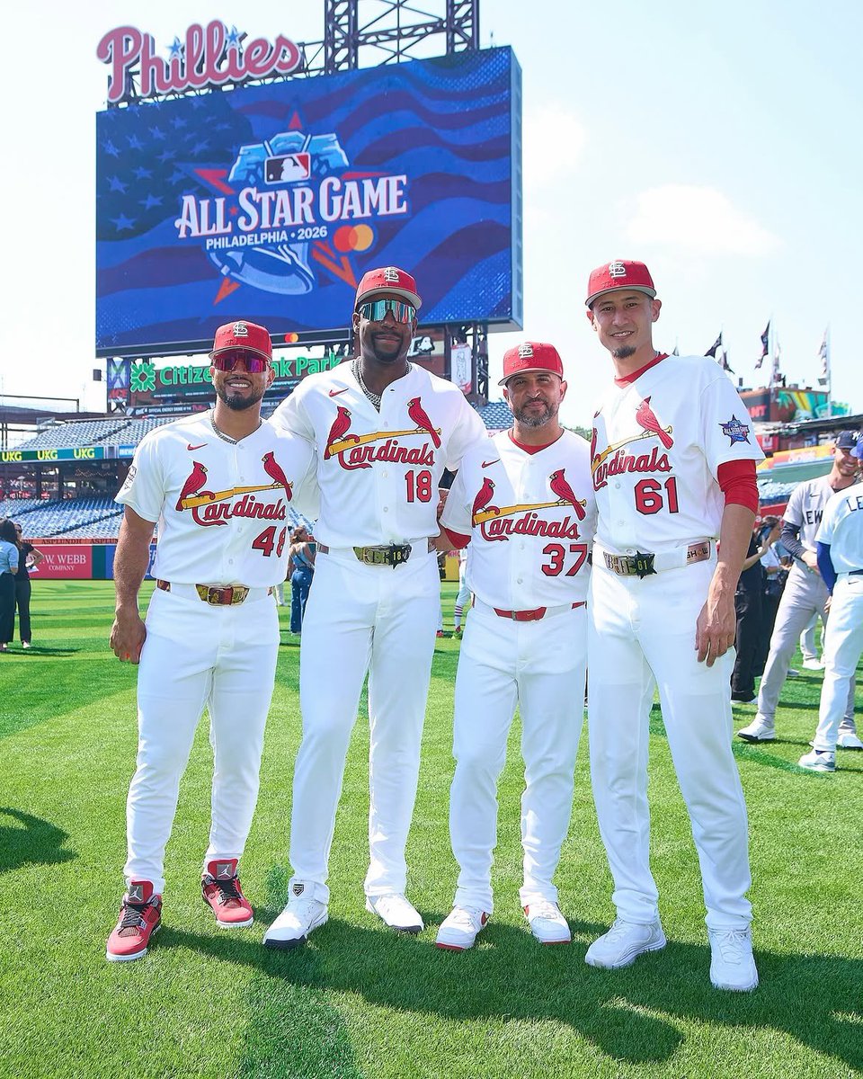 gatewaygrinders's tweet photo. This was not an All-Star break for St. Louis. This was the moment we have waited years to witness. Cardinals baseball has returned to full form.

Jordan Walker won the first Home Run Derby in franchise history in quite literally the most dramatic fashion possible. Standing up in my living room, feeling like a kid in the 2000s cheering on an Albert blast was special. The suspense in between every take, every swing, and every camera pan of the ball was as poetic as it gets. Cardinals fans and baseball fans alike were all tuned into the same moment and same story unfold in real time. This is what Cardinals baseball is supposed to feel like.

And the timing could not be better. St. Louis sits at 50 and 45 heading into the break, one game out of the third National League Wild Card spot, and this was supposed to be a rebuild year. Chaim Bloom took this job promising a return to the organization’s roots of developing talent from within, and less than a year into his tenure, we are watching it happen in real time. Jordan Walker is not a hype tweet or a projection anymore. He is a Home Run Derby champion on the national stage with a $1 million check to prove it.

Oli Marmol deserves his flowers too. This club could have folded in June when the offense went cold, but instead they steadied themselves and are clinging to contention with a rotation that has been shockingly stable and a bullpen that has found somewhat of a footing. That is a manager keeping a young clubhouse locked in through the ups and downs of a long season.

The other star cast is what makes this run feel real. JJ Wetherholt has been everything the Cardinals hoped for out of the middle infield since day one. Masyn Winn continues to be one of the best two way shortstops in the league. Iván Herrera and Alec Burleson keep grinding out quality at bats every single night in the middle of that lineup.

The deadline is coming, and Bloom has a decision to make. Buy, hold, or sell. But for the first time in a long time, that decision does not feel like a formality. It feels like a real choice, because this young core has given St. Louis a reason to believe again. Go Birds.