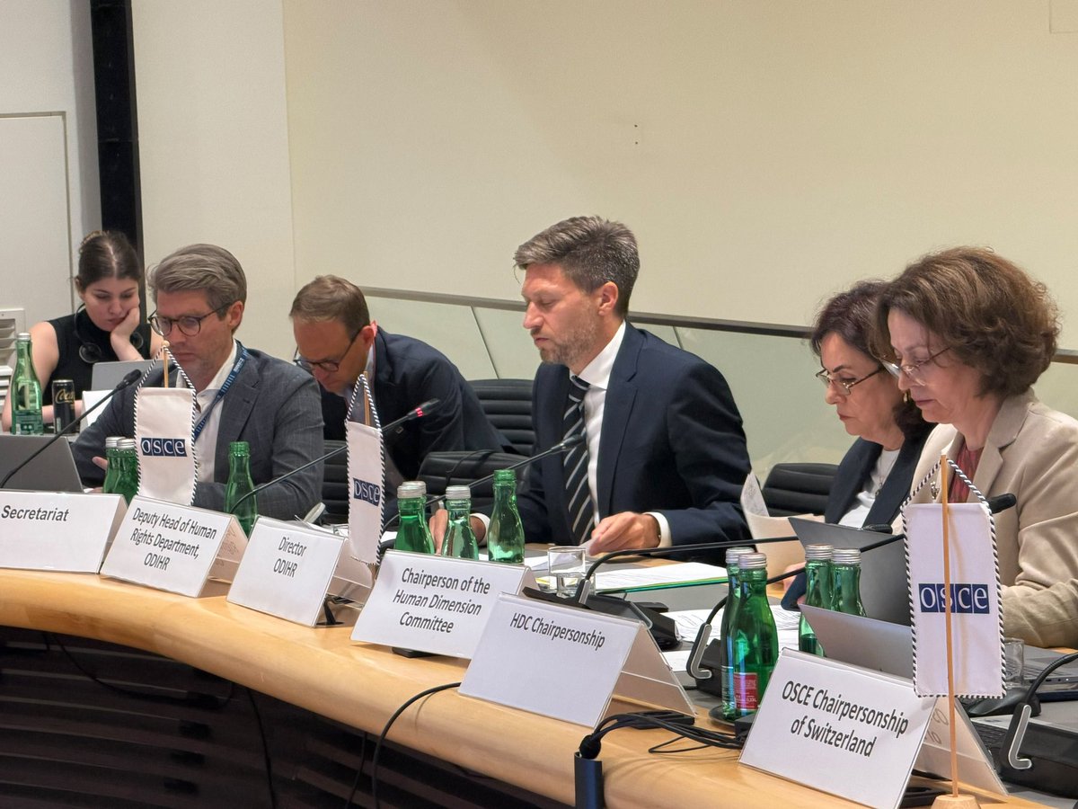 UKRinOSCE's tweet photo. Thank you, @osce_odihr, @DirectorODIHR Maria Telalian for presenting ODIHR’s 9th Interim Report on violations of #IHL & #IHRL in the context of Russia’s war against Ukraine.
We value ODIHR’s continued work documenting violations, establishing a record & supporting accountability https://t.co/EEhkgySkSh