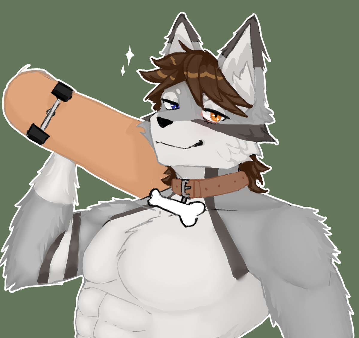 GrowlingCanine's tweet photo. Skater Wolf 🛹

Art by @B3TA_L3P0RIS https://t.co/KpFqoMsSJe