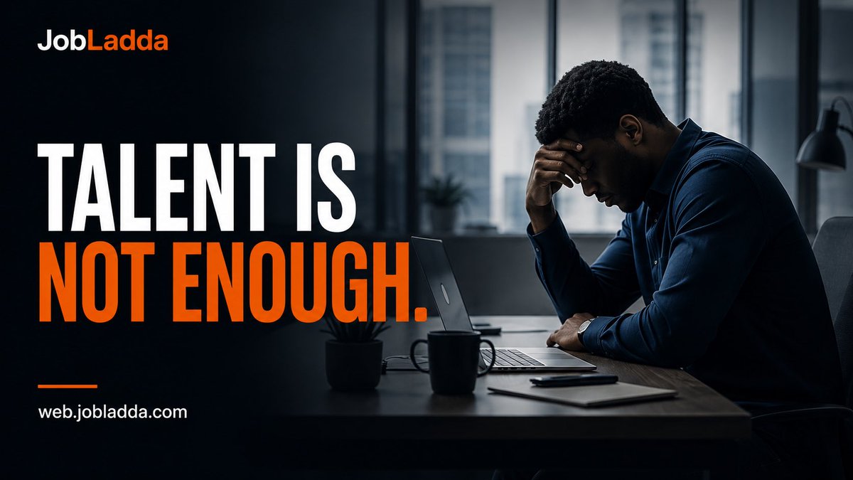 myjobladda's tweet photo. You can be the most skilled person in the room and still get ignored.

What if I told you that talent alone isn't enough. 

If the right people don't see you, opportunities can pass you by. Get the guidance you need to stand out with JobLadda.

Visit https://t.co/fOcJkJblEb https://t.co/ViG2l6j23S