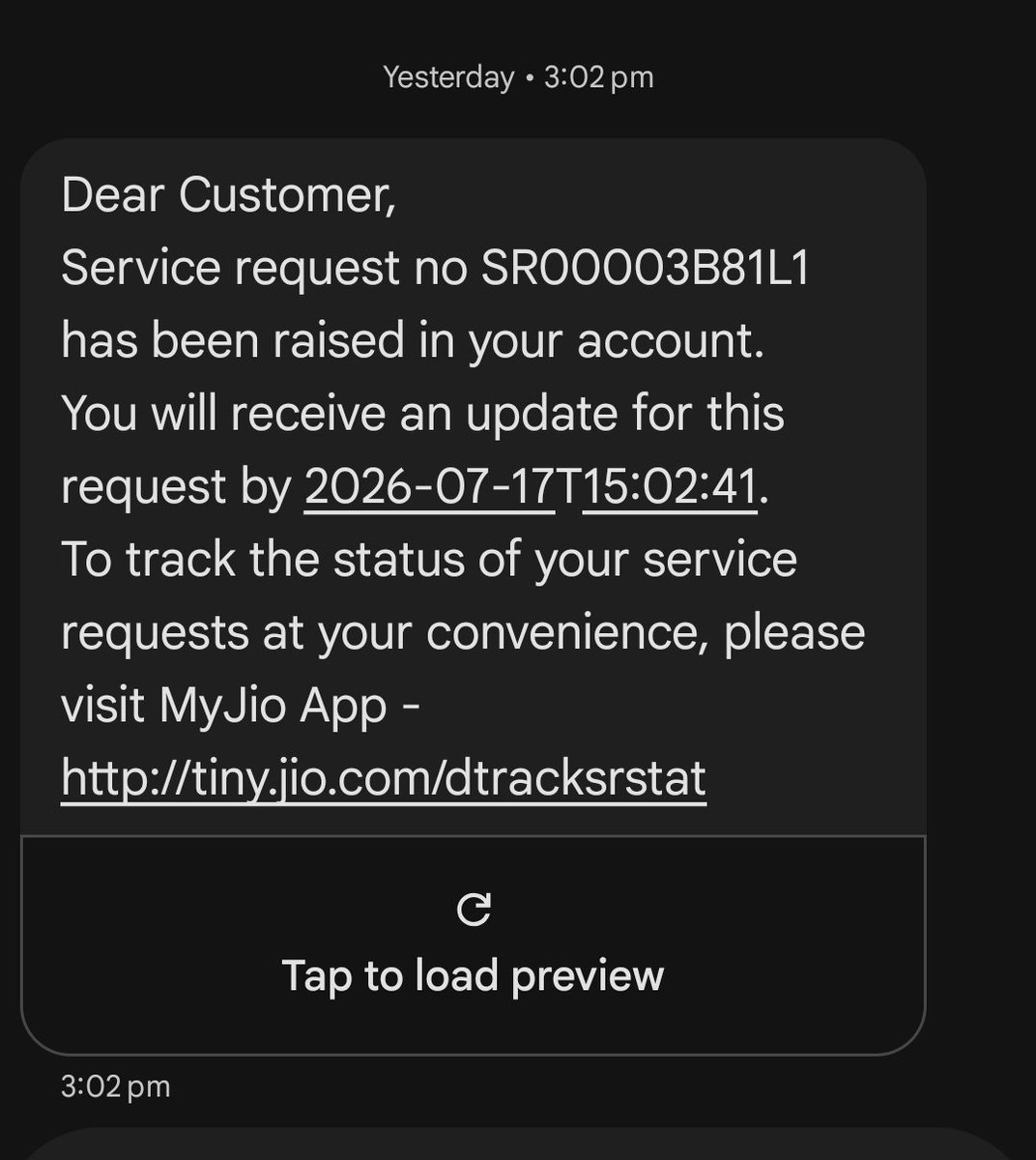 sijitharoor's tweet photo. @reliancejio Extremely disappointed with my SIM order NO00015HFS4P. No update for days, and after taking my OTP, the executive delayed delivery without notice. My trip plans are ruined due to this poor service. 😡 #Jio #WorstCustomerService https://t.co/YDypbmd2QL