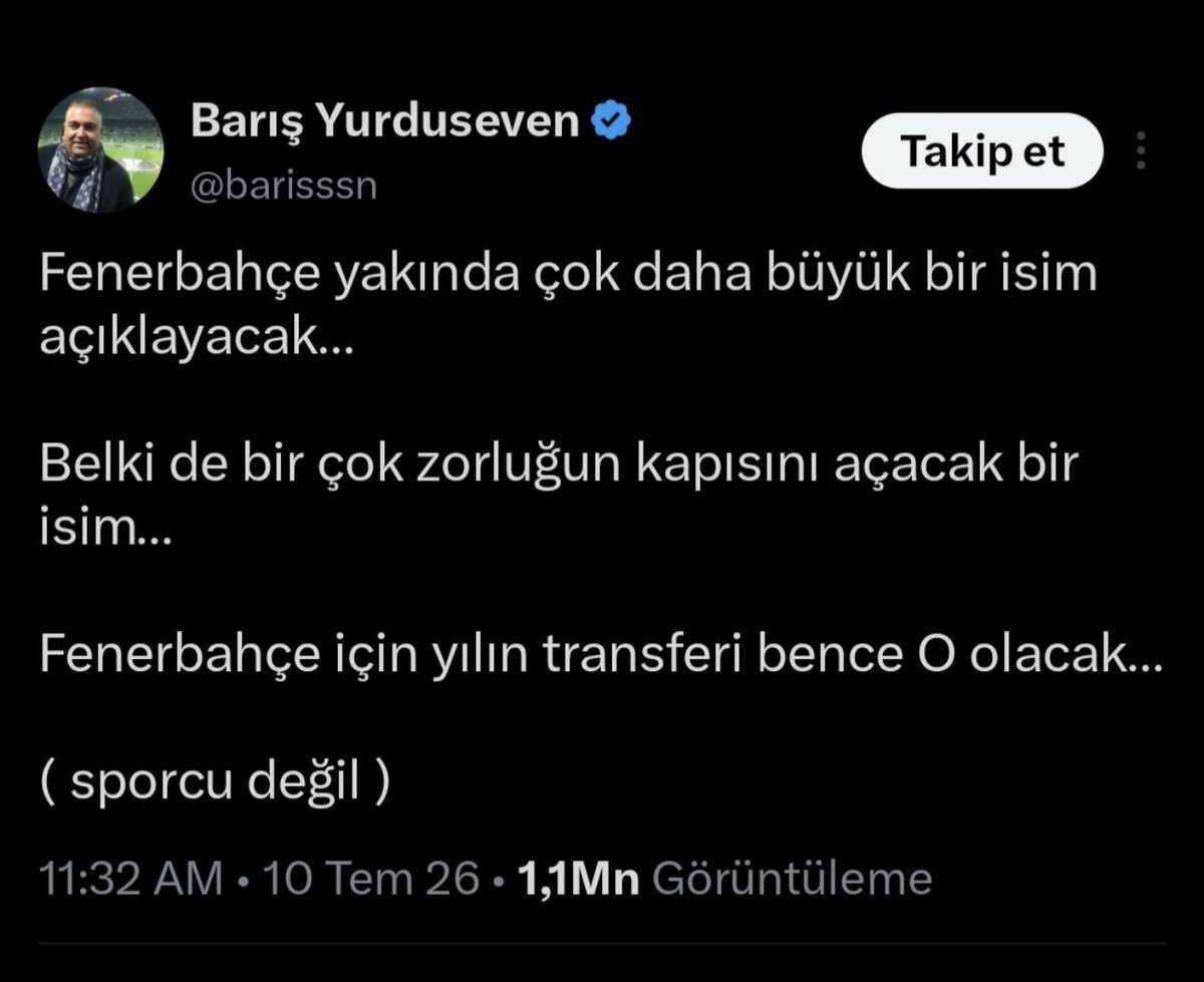 aturk61's tweet photo. @ribeIIa Tarih 10 Temmuz.. Bakalım sporcu olmayan yılın transferi kim olacak… https://t.co/VwC4Oo9Nf9