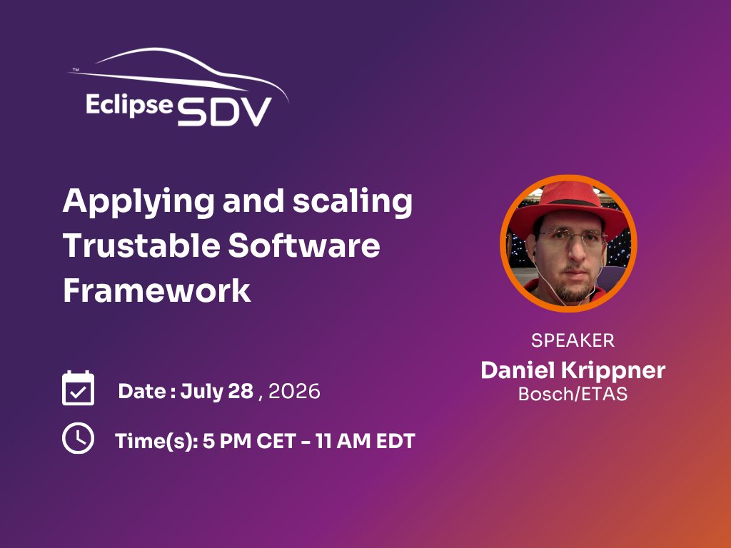 Eclipse Software Defined Vehicle tweet media