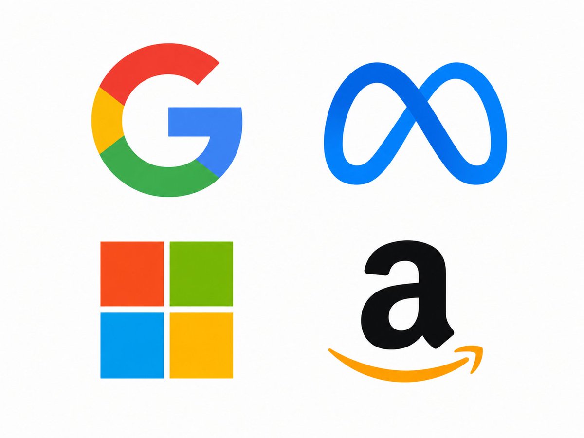 ConvictionPoint's tweet photo. $GOOGL $META $MSFT $AMZN all up over 3% while $SPY / $QQQ are turning red and semis are getting hit hardest.

Wouldn’t really call all of them laggards since Google has had a strong year and Amazon has done fine, but today definitely looks like money rotating out of semis and into the hyperscalers.