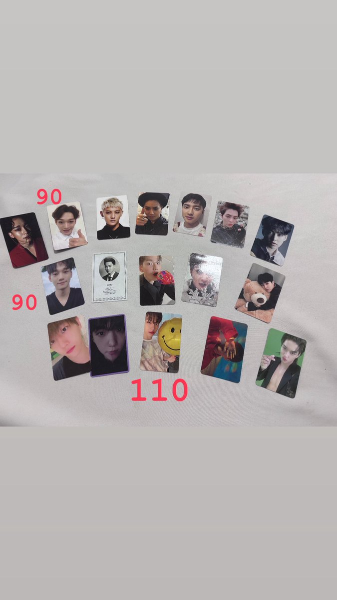 muaymisery's tweet photo. การ์ด exo ราคาตามรูปค่ะ รับ2ใบลดได้อีกค่ะ 
#ตลาดนัดEXO #exo #ตลาดนัดเอ็กโซ #ตลาดนัดkpop #EXO #SM https://t.co/ZmA4dPWLGj