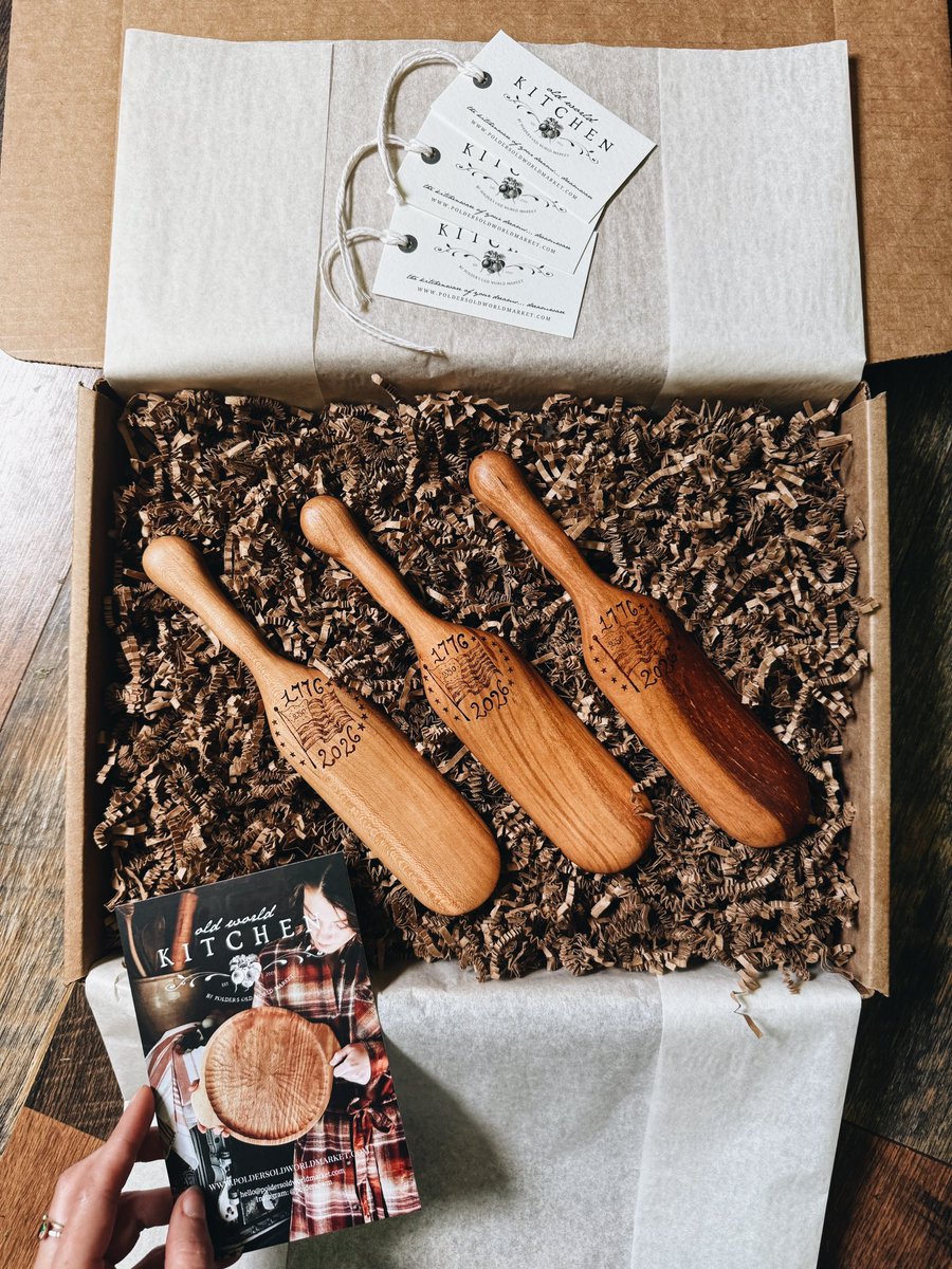 polderfamily's tweet photo. Patriot Spurtle 11/17, 12/17, and 13/17 are Christmas gifts, and we couldn’t be more honored to be a part of making someone’s gift giving extra special! #dreamware https://t.co/vVHtuE8n4E