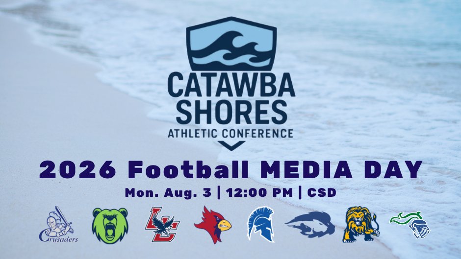 KennethMcClamro's tweet photo. Excited to announce the 1st Annual 
Catawba Shores Athletic Conference Football Media Day  
Monday, August 3
12:00 PM  
Community School of Davidson

Media: Please reach out to me to confirm attendance! https://t.co/SPWEgh77pU