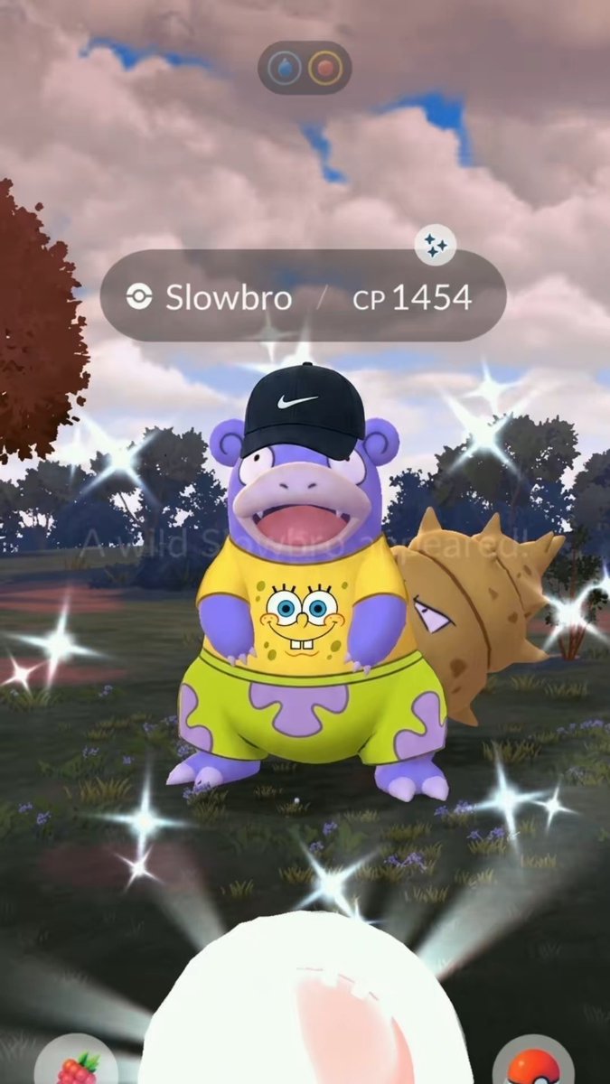 chgdmn's tweet photo. It’s a Shundo ✨ 🐌
#slowpoke #slowbro #slowking #pokemongoedits #spongebobsquarepants https://t.co/bTXkHXL5nV