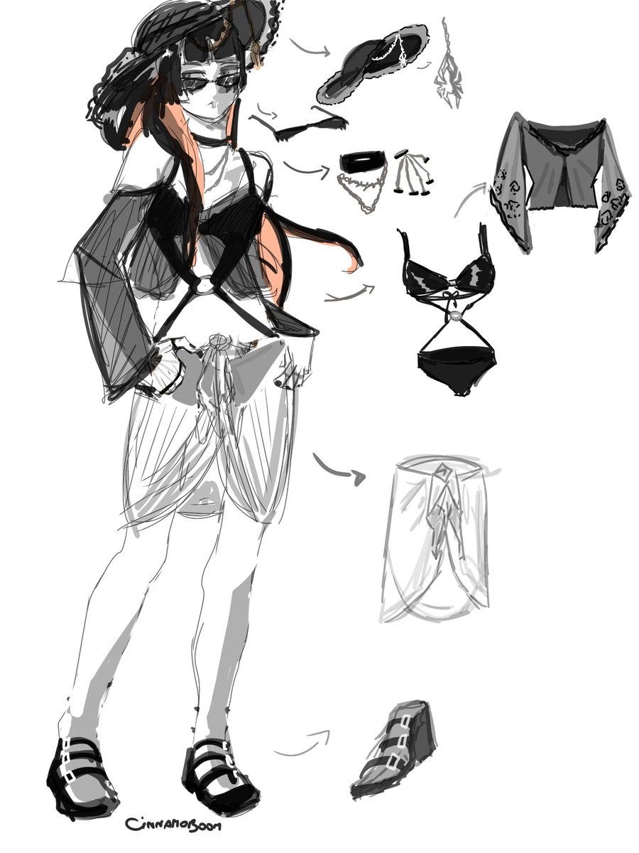 cinnamoboom's tweet photo. I was bored, so I made a quick concept for a Daraku summer skin 🦇🧡
#FortniteConcept #FortniteArt https://t.co/bBZC5U6pUZ