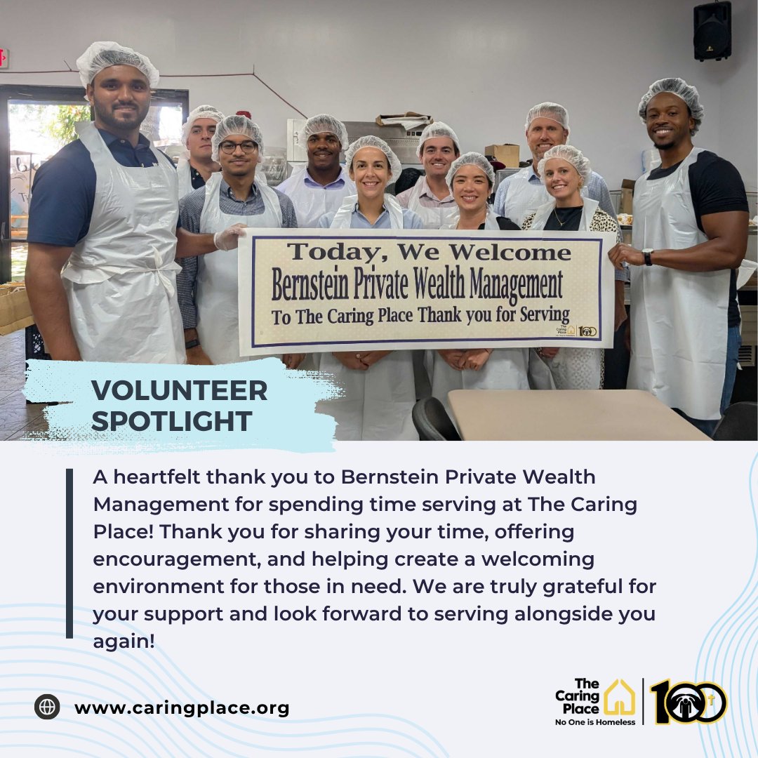 No1isHomeless's tweet photo. A heartfelt thank you to Bernstein Private Wealth Management for spending time serving at The Caring Place!

We are truly grateful for your support and look forward to serving alongside you again!
#No1IsHomeless https://t.co/CYlpPqwytV