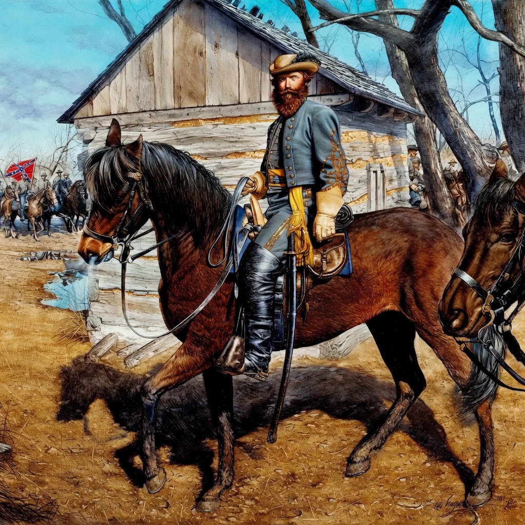 dixie_cavalier's tweet photo. "Stuart was the ideal cavalryman of the South — the perfect embodiment of the Cavalier spirit that had come down from the English Civil Wars through the Virginia gentry. Gay, reckless, brilliant... He never lost the lightness of heart that was his birthright. He sang as he rode, he laughed under fire." — Philip Alexander Bruce, *The Virginia Plutarch*

Four centuries from Naseby to Yellow Tavern, and the temperament never changed.