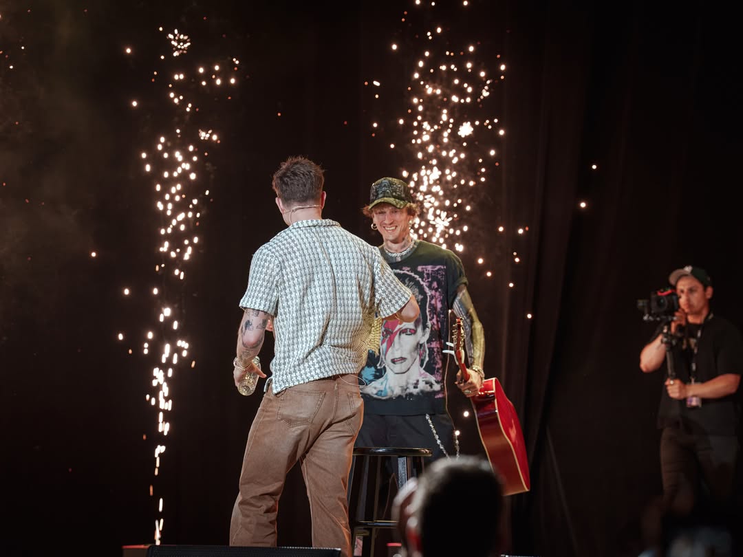mgkmagic's tweet photo. mgk made a surprise appearance during Matt Rife's stand-up comedy show at The Greek Theatre in Los Angeles, California, on July 12, 2026
📸: bycesarmolina greek_theatre
#mgk #machinegunkelly #colsonbaker #mattrife @mattrife https://t.co/dvsqovGKST