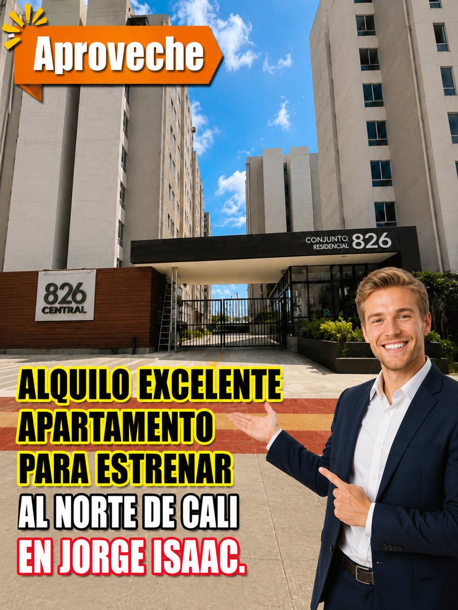 NaranjoDuque's tweet photo. Apto.para estrenar C.R. 826 Central.Cód:2453
Alquila:2 alcobas con clóset,estudio,sala-comedor,cocina semi-integral a gas,2 baños y zona de oficios
Precio:$1.700.000(Adm.incluida)
Parqueadero cubierto,piscina,salón social,parque infantil y vigilancia 24/7
602 8960448, 3016817022. https://t.co/IFrSi30fPy