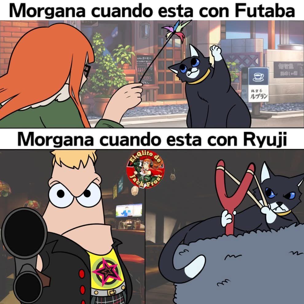 JackFrostHee's tweet photo. Ryuji vs Morgana

-Baal ₍^. .^₎⟆ https://t.co/qjzSMYzEsK