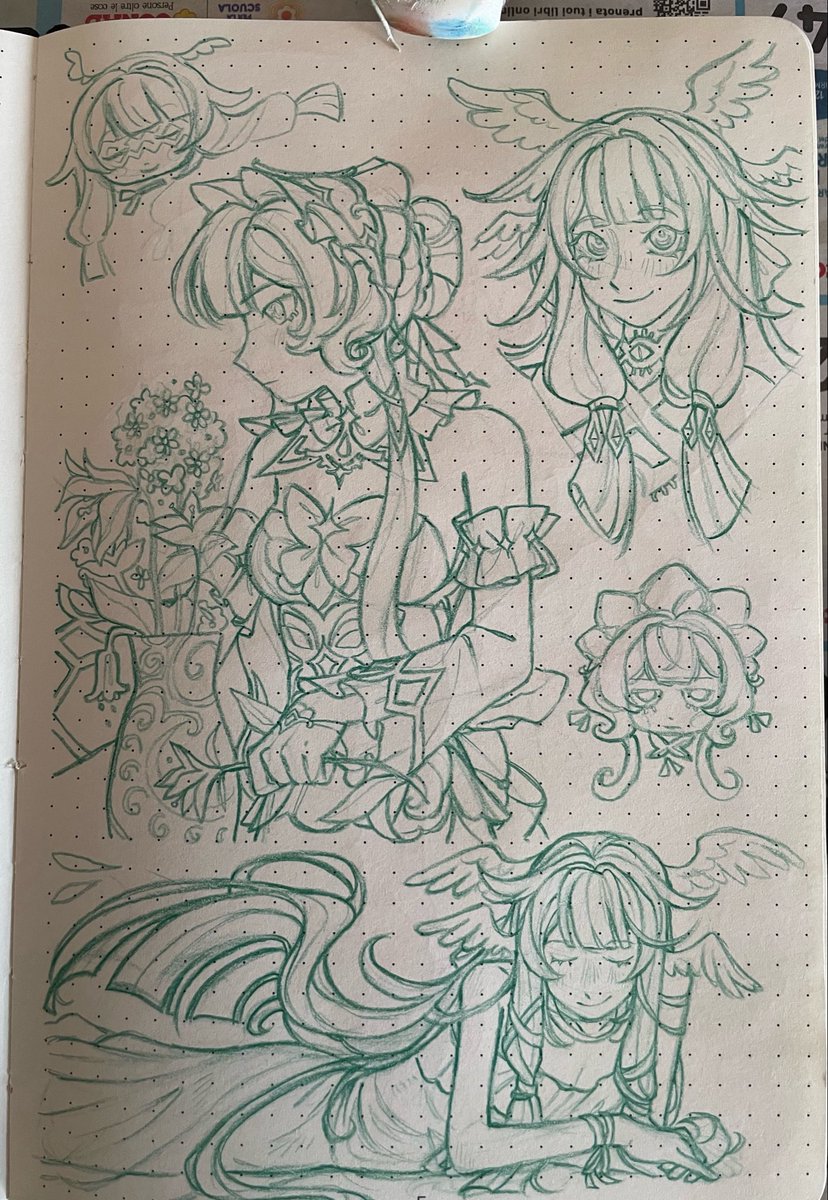 limone_lumlom's tweet photo. SandBina (Kinda, they’re just there in the same page) 🎹🕊️ (Idk what’s their emoji combo) https://t.co/4sKYW7KHB0