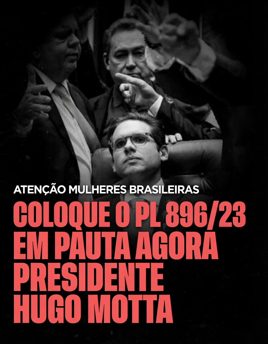 Lilisilva2025's tweet photo. 🚨Urgente: PL da Misoginia (PL 896/23) não pode ficar parado!
O Senado aprovou por unanimidade em 24 de março de 2026 (67x0): misoginia agora é crime de preconceito, com pena de 2 a 5 anos de prisão + multa. Equipara o ódio e a aversão às mulheres ao racismo — inafiançável e imprescritível.
Na Câmara, a urgência foi aprovada em 1º de julho (293 a 158). O texto está pronto para votação no Plenário, mas segue aguardando despacho do presidente Hugo Motta.
Quantas mulheres vão precisar morrer ou sofrer violência enquanto o PL fica engavetado?
Presidente Hugo Motta, coloque o PL 896/23 em pauta agora! Mulheres brasileiras não podem esperar o fim do recesso. Chega de protelar o combate à misoginia!
🔴 Exigimos votação urgente! Compartilhe e marque seu deputado/a. Pressão não para!
#PLdaMisoginia #CriminalizaMisoginia #ViolenciaContraAMulher #CâmaraDosDeputados