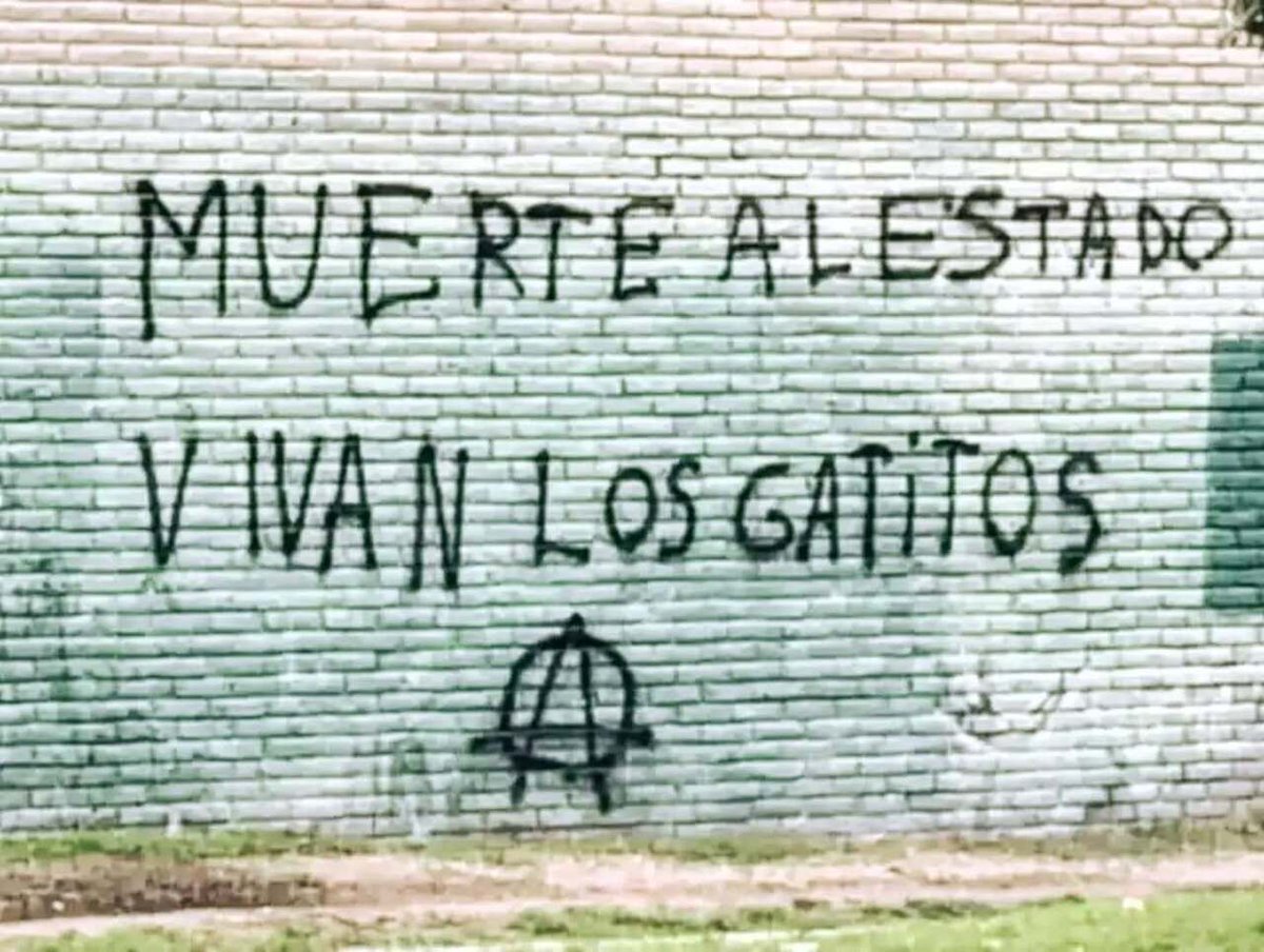 NiEstatNiRei's tweet photo. Muerte al estado y que vivan lxs gatxs https://t.co/UZWxyzBMuF
