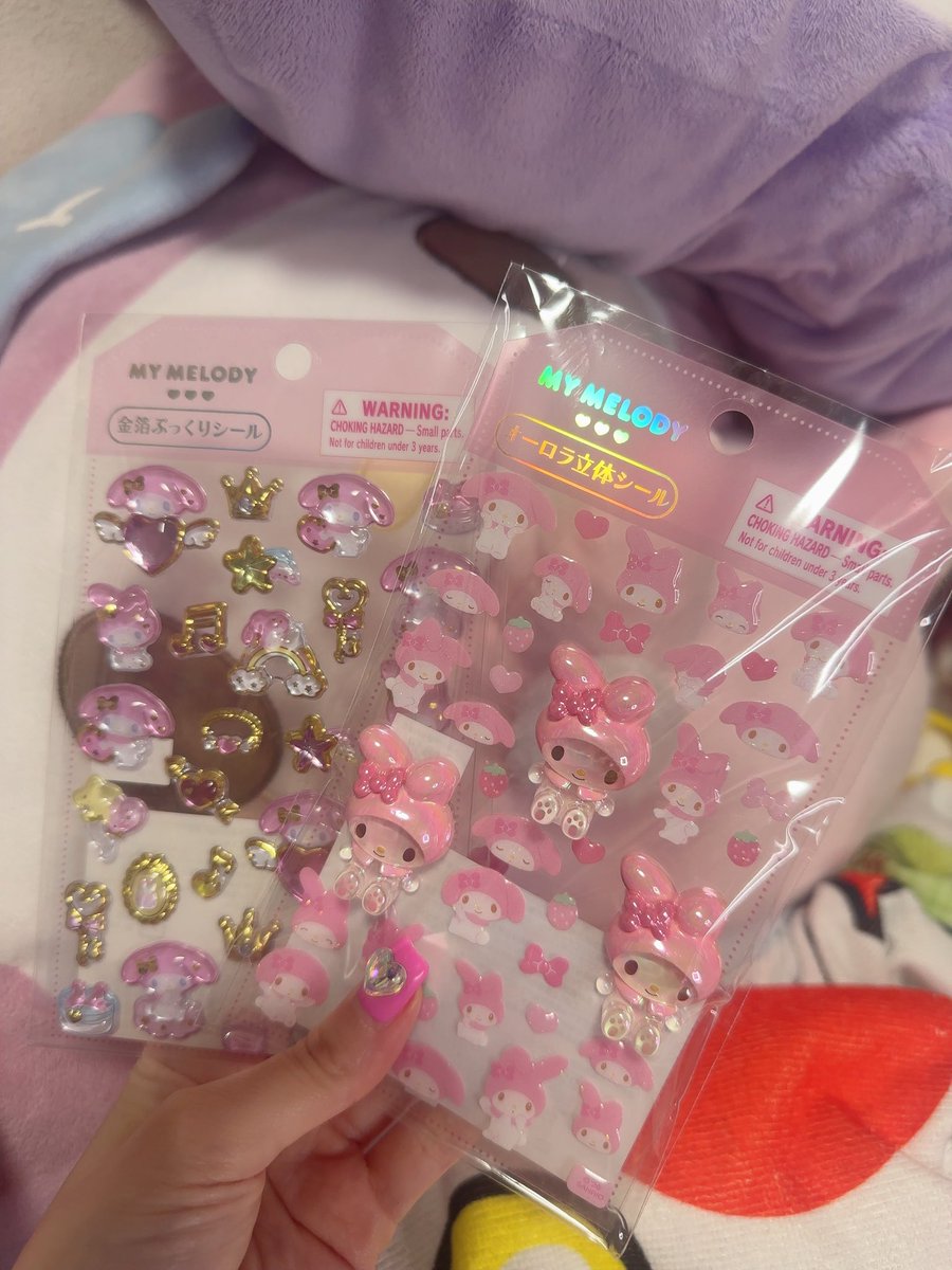 cherish_Rina's tweet photo. サンリオ新作の
キャラめきシールふれんずが可愛い🎀💕

何枚か欲しかったけどおひとり様1枚まででした🥲 https://t.co/wt36ViYZzs