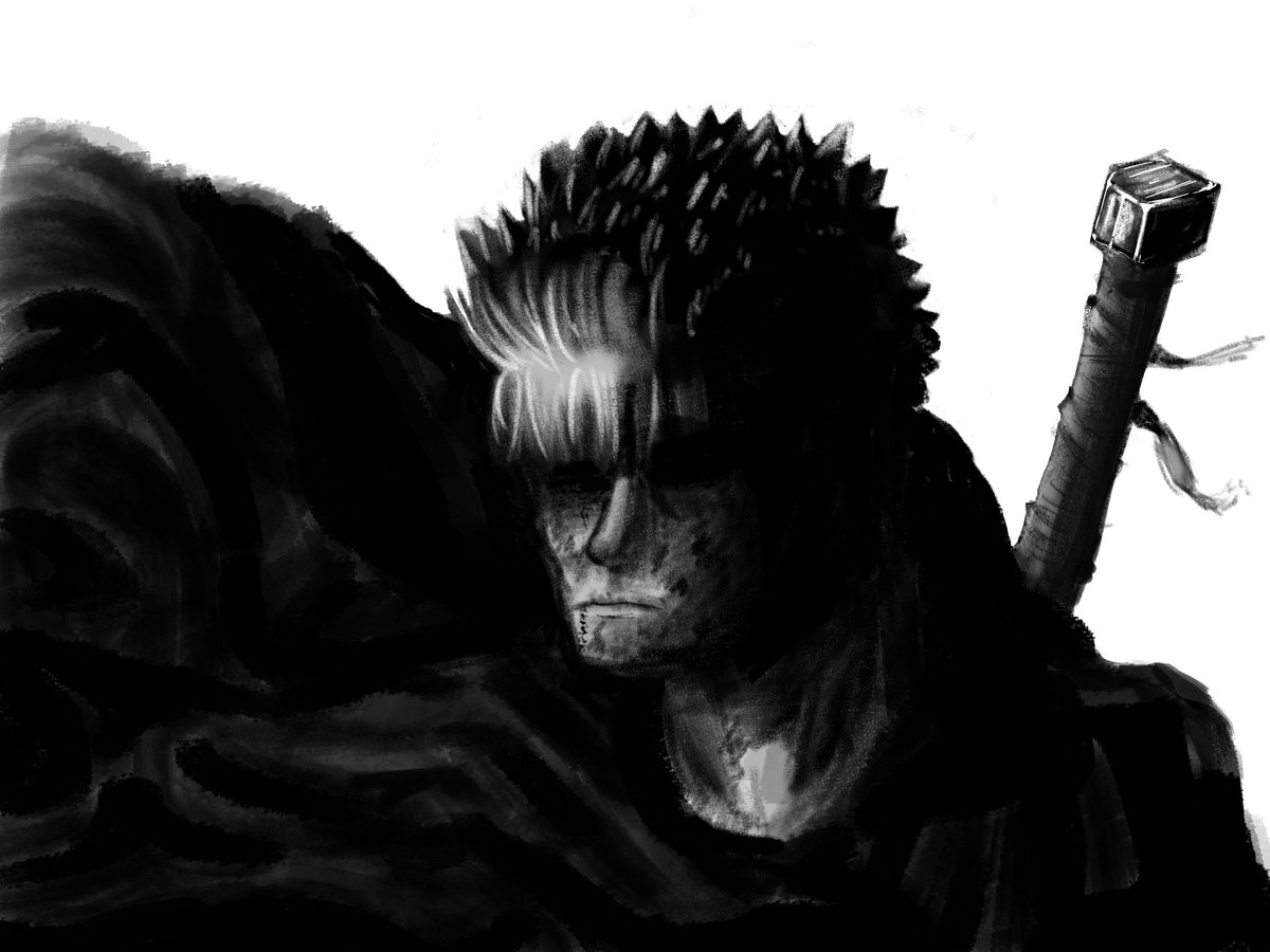 ChillestBalls's tweet photo. We, yes WE, are all larping Berserk!!

#Berserk #animeart #digitalartㅤㅤㅤㅤ https://t.co/uuNetK3ONy