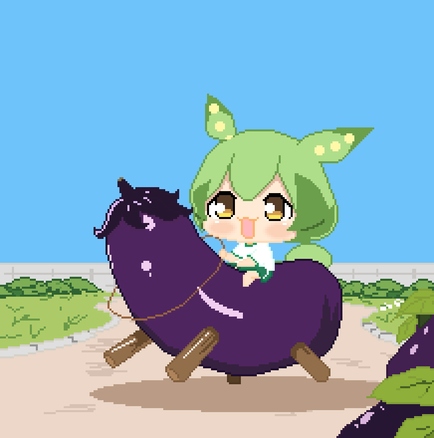 Dot_benkyou's tweet photo. 茄子のお馬はゆっくりなのだ
#ずんだもん https://t.co/R6KDvNYcso