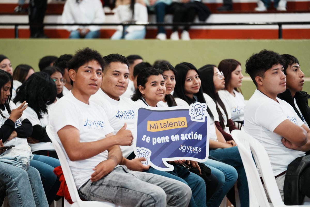 Presidencia_Ec's tweet photo. 150.000 jóvenes ya tienen la oportunidad de poner sus sueños en acción.

Con una inversión de USD 180 millones, nuestros #JóvenesEnAcción accederán a su primera experiencia laboral, podrán capacitarse, generar ingresos y construir su futuro.

El reto comienza hoy. https://t.co/NJolsfE6Lj