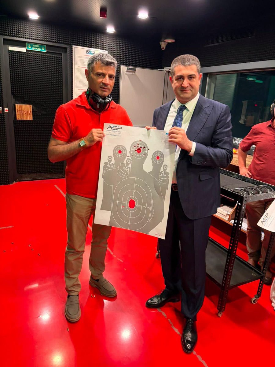 ArchiveDikec's tweet photo. “We conducted a short shooting practice session with our national pride, Mr. Yusuf Dikeç, and were inspired by him.”  Necmi Yıldırım on Instagram https://t.co/nngmbOri85