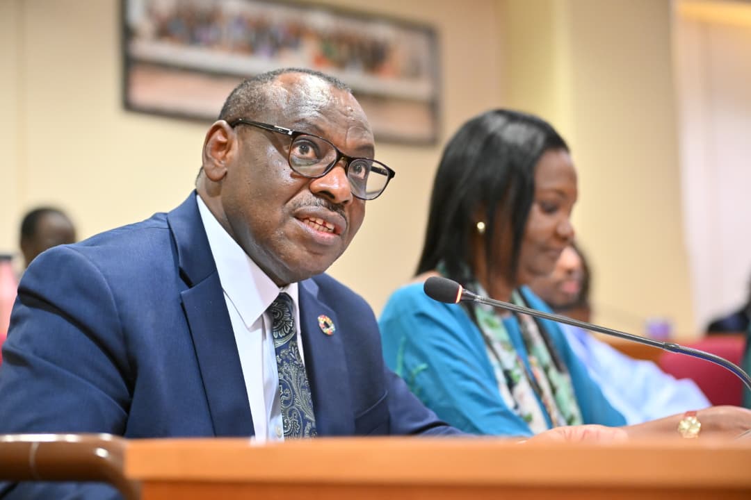 ECA_OFFICIAL's tweet photo. 1/3  “Africa faces a defining moment. W/ less than 5 years to achieve the SDGs, geopolitical tensions, debt, climate shocks and a US$4 trillion financing gap demand urgent action. Africa is adapting, innovating and moving forward” — ES @claverGatete, Africa Day Event”, #HLPF2026 https://t.co/VkzxiiKwkh