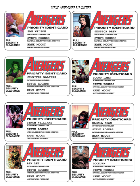 SociallyAwkDrew's tweet photo. Extremely useful for planning out Avengers rosters https://t.co/57P3Zanw3I