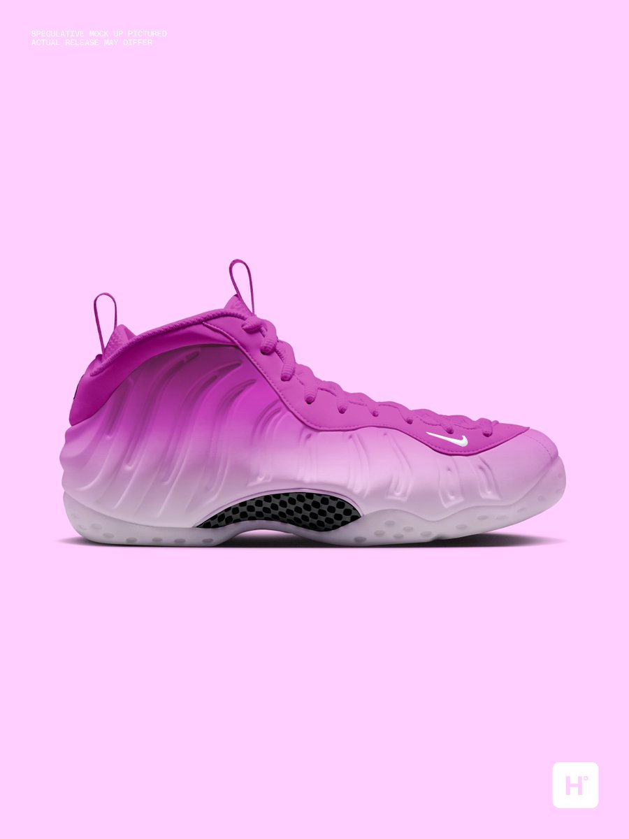 houseofheat's tweet photo. The Nike Air Foamposite One is getting a pink gradient look for Summer 2027 💗 https://t.co/buCsQDYIzl