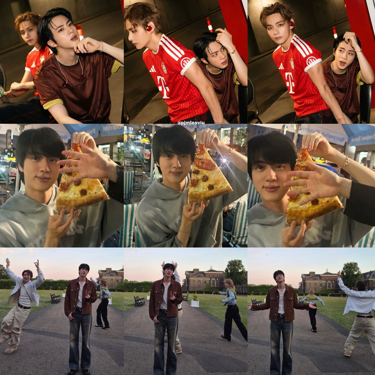 pjmIesviu's tweet photo. JIN : "Es muy difícil tomarme fotos yo solo cada vez" 

Y EL CONCEPTO DE QUE SIEMPRE LOS TANNIES INVADAN LA SESIÓN DE FOTOS DE SU HYUNG, estas secuencias de fotos lo son todo 😭💜 https://t.co/QrrFNUQoPO