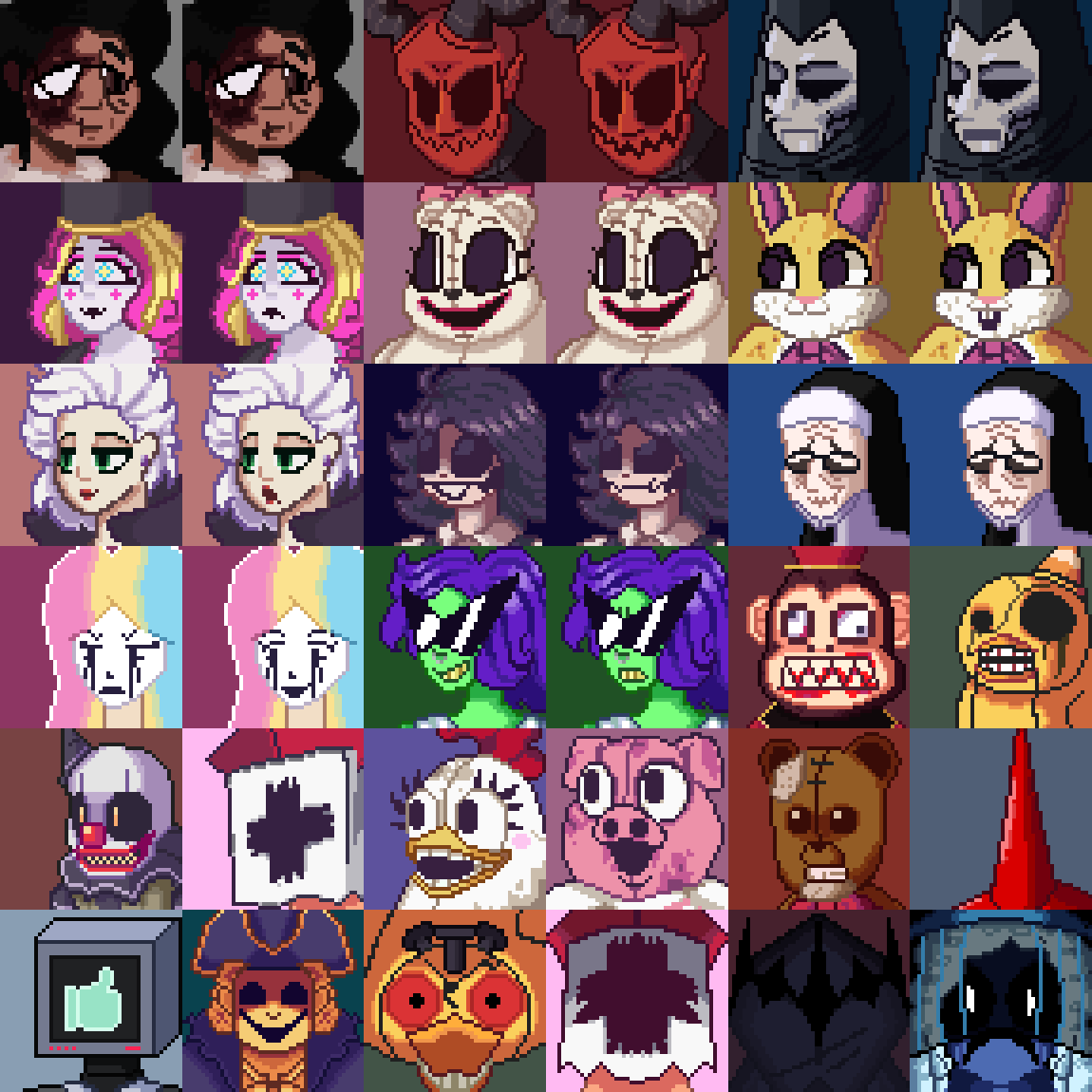 MothTheGhost's tweet photo. Thread of all of the sprite work individually cropped 🧵
#darkdeception https://t.co/XudBCB2V0z