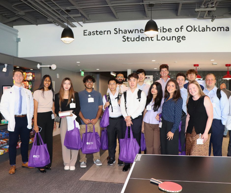 KansasCityU's tweet photo. Happy Orientation Week to our new osteopathic medical students! 🥼

We're so excited to welcome so many new faces to Kansas City University as they begin their journey in medical school. https://t.co/0IAKgnGTG9