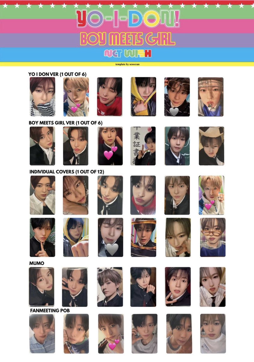 li0xny_'s tweet photo. nct wish nctwish ウィシ YO-I-DON BOY MEETS GIRL トレカ 交換

譲 : 画像1枚目 (シオン リク ジェヒ サクヤ)
求 : 画像2枚目 💕>🩶 同異種可能

同日郵送交換希望です（^^）♩
お気軽にリプ、dmお願いします🎼♡ https://t.co/PSQW0Q8IPt