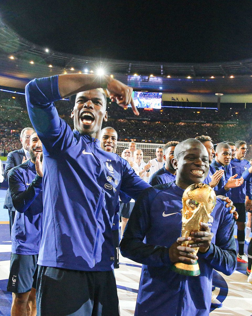 footballontnt's tweet photo. A reminder that France didn't lose a single game when Paul Pogba and N'Golo Kanté started together 🤯

31 games, 0 losses. https://t.co/ed8ZCcR14W