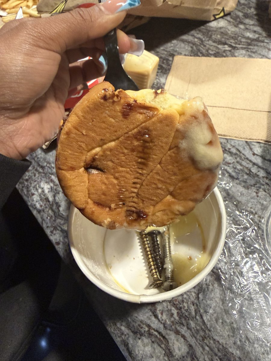 babyhibs's tweet photo. Look what @Wendys added to my cousins cinnamon bun order yday…..…. Count your days!! Nicholson Ln, Rockville, MD location. https://t.co/HHhfDCgiT7
