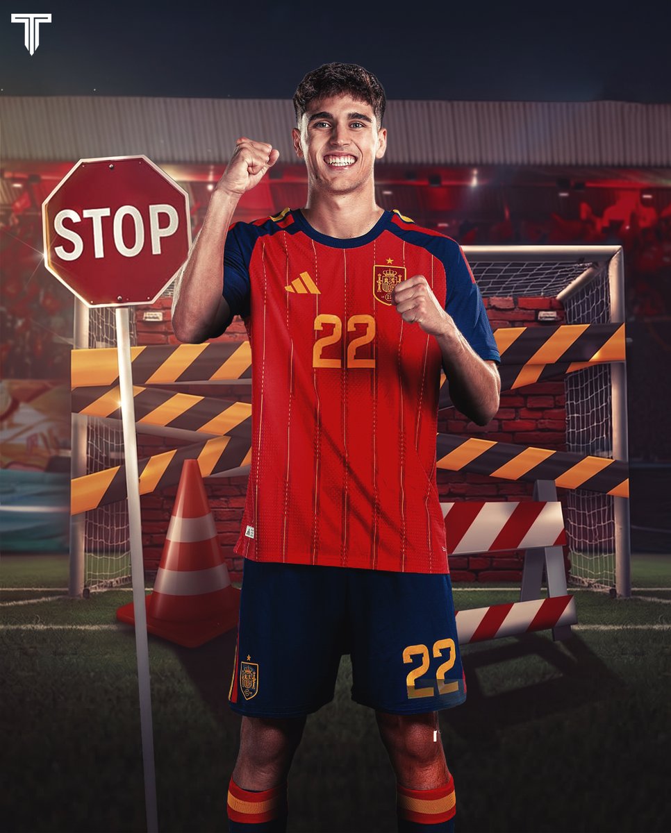 TouchlineX's tweet photo. 🚨 𝗡𝗘𝗪: Pau Cubarsi is producing one of the greatest World Cup campaigns ever by a teenager.

• At just 19 years old, Cubarsi has become the fastest player in FIFA World Cup history to reach six clean sheets, surpassing Paolo Maldini.

• He has kept six clean sheets despite facing attacks led by Cristiano Ronaldo, Kevin De Bruyne, Jeremy Doku, Kylian Mbappe, Ousmane Dembele, Michael Olise, Bradley Barcola, and Desire Doue. Throughout the tournament, he has looked flawless: dominant in duels, composed in possession, and outstanding in both his anticipation and recovery defending.

• Barcelona's aggressive high line has often forced him into emergency defending, but within Spain's more structured system, his maturity has become even more apparent. His composure under pressure and line-breaking distribution have been central to Spain's build-up play.

• Against France, the teenager marshalled a back four featuring Laporte, Cucurella, and Pedro Porro to a World Cup semi-final clean sheet. He twice caught Mbappe offside by expertly leading Spain's defensive line and finished with seven defensive contributions.

• Cubarsi has also completed 550 passes at 96.2% accuracy—the fifth-most passes ever completed in a single World Cup since 1966.