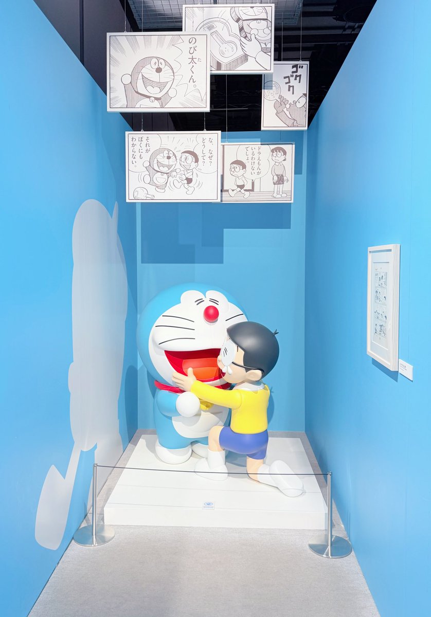 witsui's tweet photo. ベースショップのあと100%ドラえもん行ってきた🩵🔔最後までぎっしりドラえもんでした https://t.co/ilrTgfYi8j