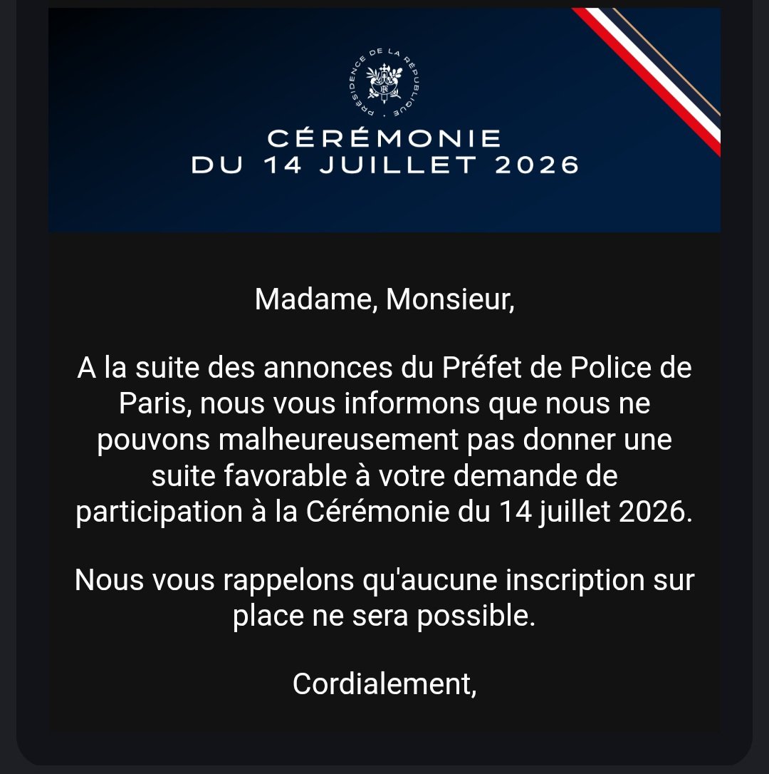 ChillinGyal's tweet photo. @Armees_Gouv @Gouv_mili_Paris @Elysee https://t.co/H1CuqkmJGf