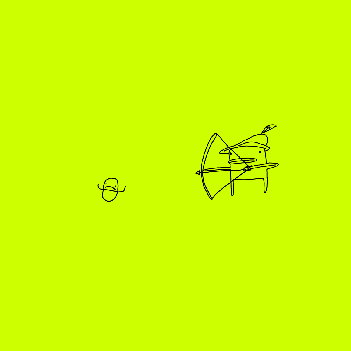 frobinsk's tweet photo. i am not an artist.

frobinsky is a symbol of the trenches.

we can all get behind one frog, like we have many times before. https://t.co/GLJ2503Zvg