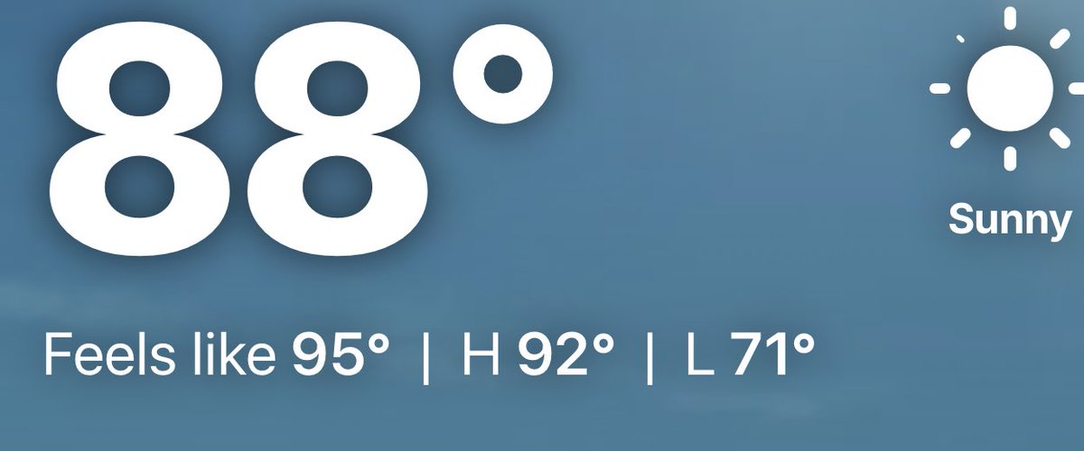 FNULNU1's tweet photo. it feels like #SpringTime in #DaSipp. My truck thermometer says 85ยฐ. https://t.co/nnKG4oQegx