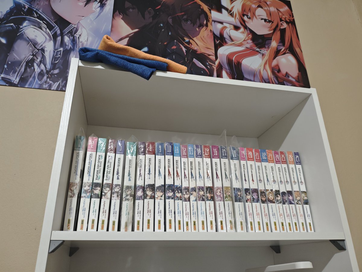 AnimesSadBoy's tweet photo. @odashhe Meus parabéns da gosto ver uma coleção dessa obra magnífica, as novels e spins offs eu gosto embora aqui no Brasil não chegue os existentes que tem no Japão a fora.
Minha coleção light novel Panini 1 ao 27, mangá progressive 1 ao 7, mangá girl operations https://t.co/Di3l2LNXJl