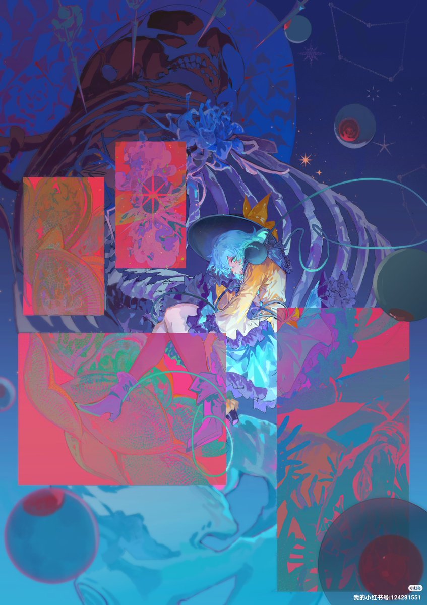 SDVA001's tweet photo. #東方Project
#古明地こいし

[胎儿啊胎儿你为何要跳动]

是為@UN炜涵ㅤ 繪製的稿件，征得老闆同意展示無水印版，請勿擅自使用。 https://t.co/00bVHjjBTE