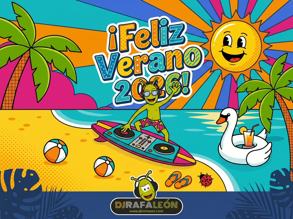 djrafaleoncom's tweet photo. ☀️🌴 ¡Feliz Verano 2026! 🌴☀️
Ya hemos superado la primera quincena de julio… ⛱️
Esperamos que estés disfrutando de unos días llenos de descanso, buenos momentos y, por supuesto… ¡de mucha música! 🎶😎
Y ahora queremos saber…
👇 ¿Cómo está siendo tu verano?
#Verano2026 #DJBBC https://t.co/JChGDUrk35
