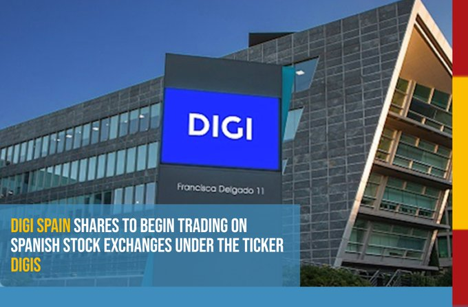 europawire's tweet photo. 🇪🇸 Digi Spain will join Spain’s 🏦 Mercado Continuo on 16 July 2026 following the completion of its initial public offering (IPO). Its shares will trade under the ticker DIGIS.

👉 The official press release: https://t.co/wt5HkFqG59

🏷️ #DIGIS #SpanishStockMarket #IPO #Telecommunications $DIGIS