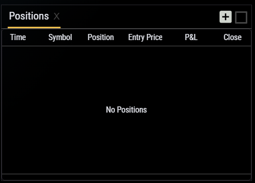 TopstepRobert's tweet photo. In my opinion, this is one of the top Components that should be present next to every trader's #TopstepX charts. Always, always know what your open positions are! It also provides a quick/easy way to close a position without needing to switch the Symbol from the Chart. @Topstep https://t.co/bBYISKwjdg