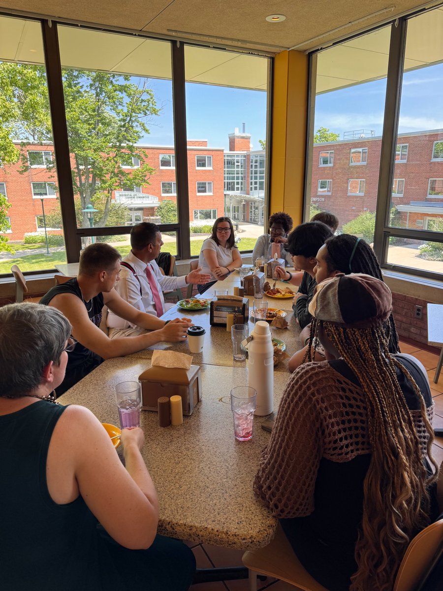 SenatorCooney's tweet photo. The opportunity for a college degree shouldn't be out of reach for anyone in NY. Thanks to programs like @Brockport's Educational Opportunity Program (EOP), this dream is becoming a reality.

Yesterday, I sat down with incoming students to talk about their academic journey, interest in public service, and the impact of EOP. Proud to support programs that help create opportunities for the next generation of leaders.