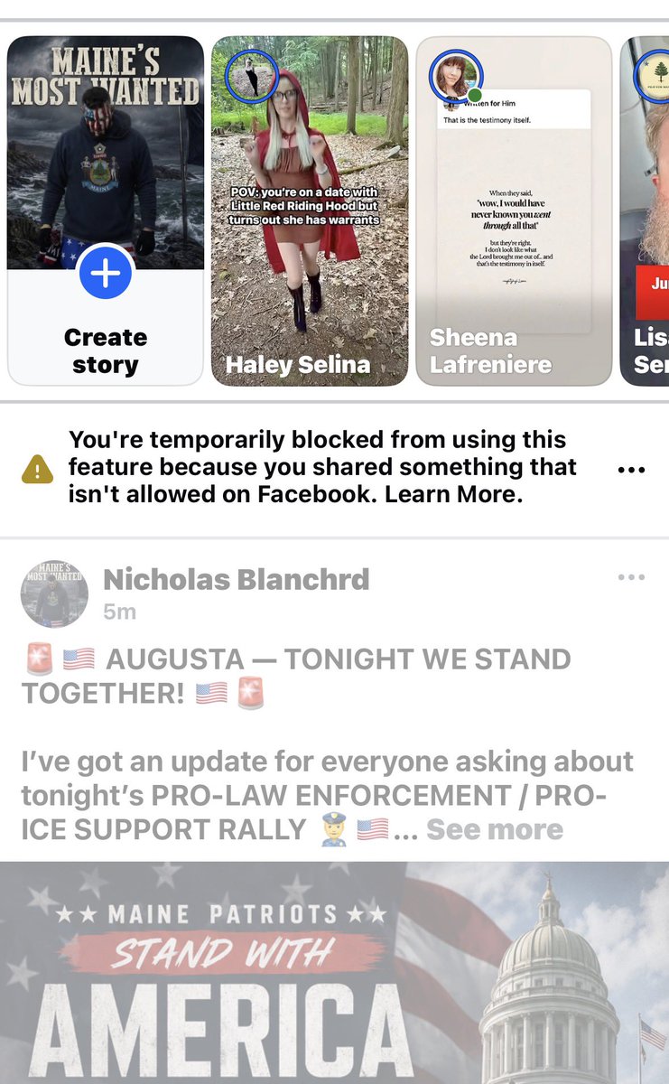 pwa1776's tweet photo. 🚨 FACEBOOK HAS NOW COMPLETELY SILENCED ME 🚨

I can’t post.
I can’t comment.
I can’t do anything.
Censor Book hit me with a total block after I shared what’s really happening in Maine — the corruption, the drug crisis they’re enabling, the attacks on parents and free speech, and the fight for law enforcement and ICE.
They don’t want Mainers seeing the truth.
They don’t want America seeing what’s going on right here in Augusta and across this state.
This is straight-up censorship and election interference by another name.
But guess what?
WE WILL NOT BE SILENCED