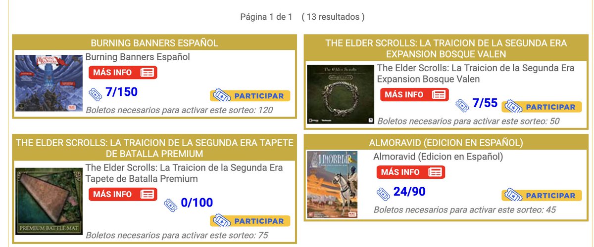 MasQueOca's tweet photo. Mañana tenemos directo y resolveremos los sorteos de la Tómbola MasQueOca. ¡Se han añadido nuevos juegos y un tapete de batalla premium de Elder Scrolls! Podéis participar con los OcaPoints que se otorgan al hacer compras en la Tienda MQO: https://t.co/KcY70okZx3 https://t.co/J0mSsU7bQZ