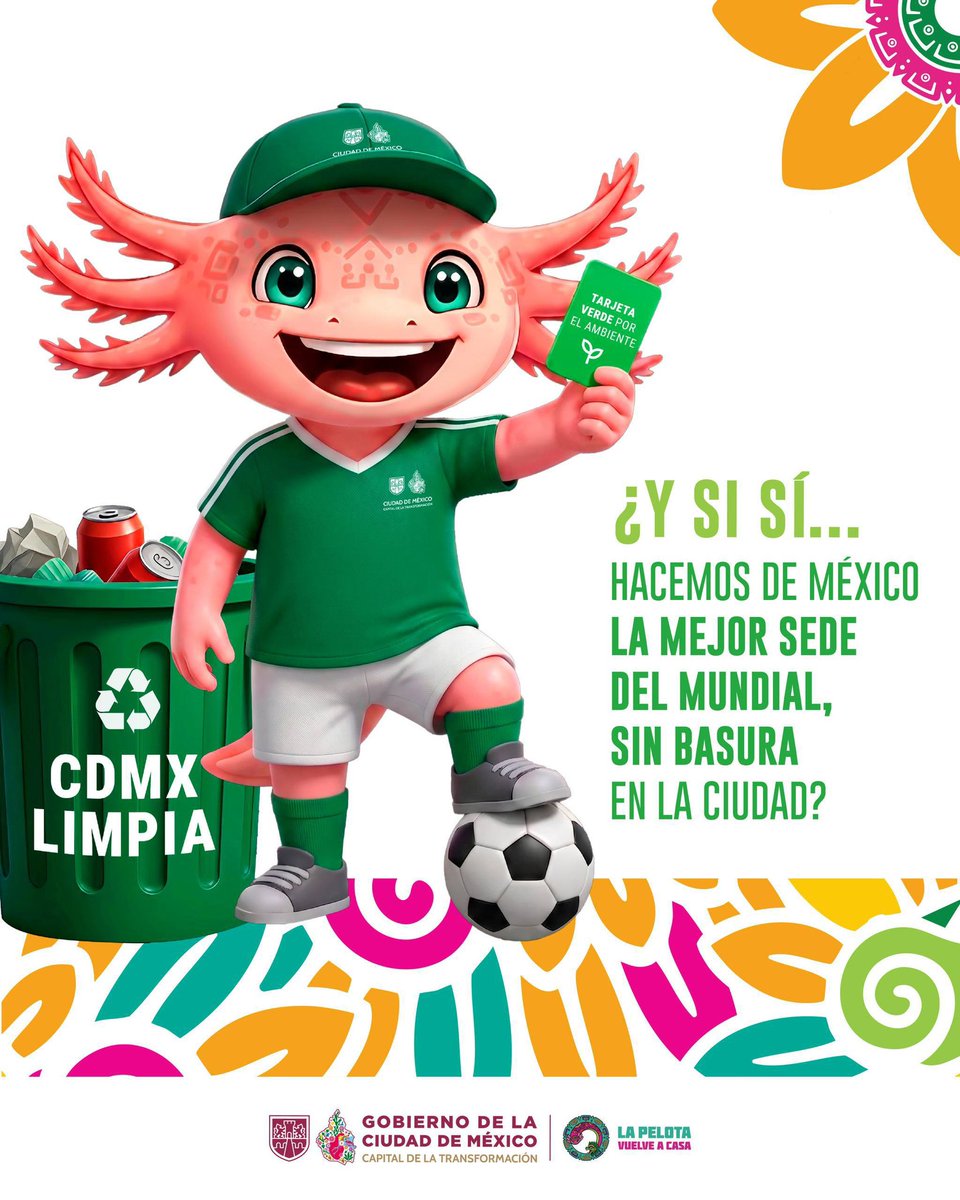 SEDEMA_CDMX's tweet photo. El Mundial está por llegar a su fin. Hagamos la mejor jugada: dejemos nuestras calles limpias.

Deposita tus residuos en su lugar. https://t.co/6NuoxgD6d5